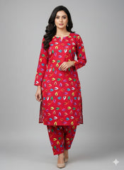 2 Pcs Ladies Suit Des 112