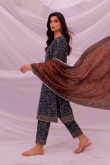 3 Pcs Lawn Unstitched Suit 512