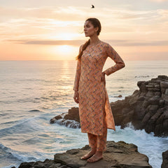 2 Pcs Ladies Suit Des 114