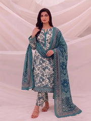 3 Pcs Lawn Unstitched Suit 514