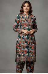 2 Piece Digital Print Khaddar Suit 16