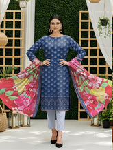 3 Pcs Lawn Unstitched Suit 523