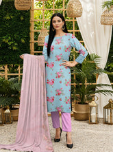 3 Pcs Lawn Unstitched Suit 526