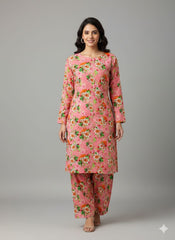 2 Pcs Ladies Suit Des 102