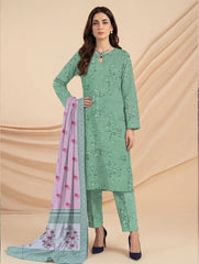 3 Pcs Lawn Unstitched Suit 535