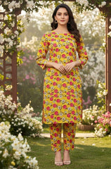 2 Pcs Ladies Suit Des 136