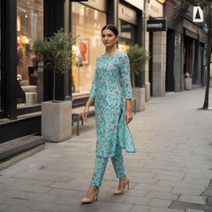 2 Pcs Ladies Suit Des 153