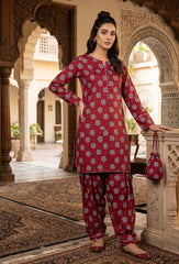 2 Pcs Ladies Suit Des 156