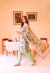 3 Pcs Lawn Unstitched Suit 564