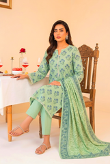 3 Pcs Lawn Unstitched Suit 567