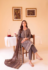3 Pcs Lawn Unstitched Suit 571