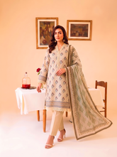 3 Pcs Lawn Unstitched Suit 575