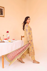 3 Pcs Lawn Unstitched Suit 576