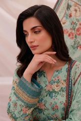 3 Pcs Lawn Unstitched Suit 507