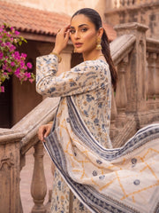 3 Pcs Lawn Unstitched Suit 584