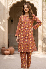 2 Pcs Ladies Suit Des 109