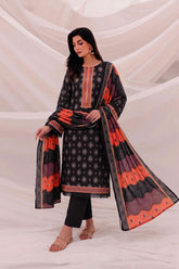 3 Pcs Lawn Unstitched Suit 509