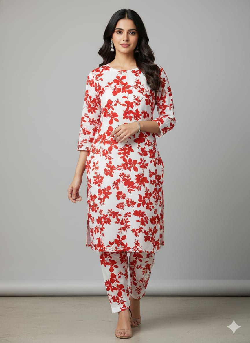 2 Pcs Ladies Suit  Des  110