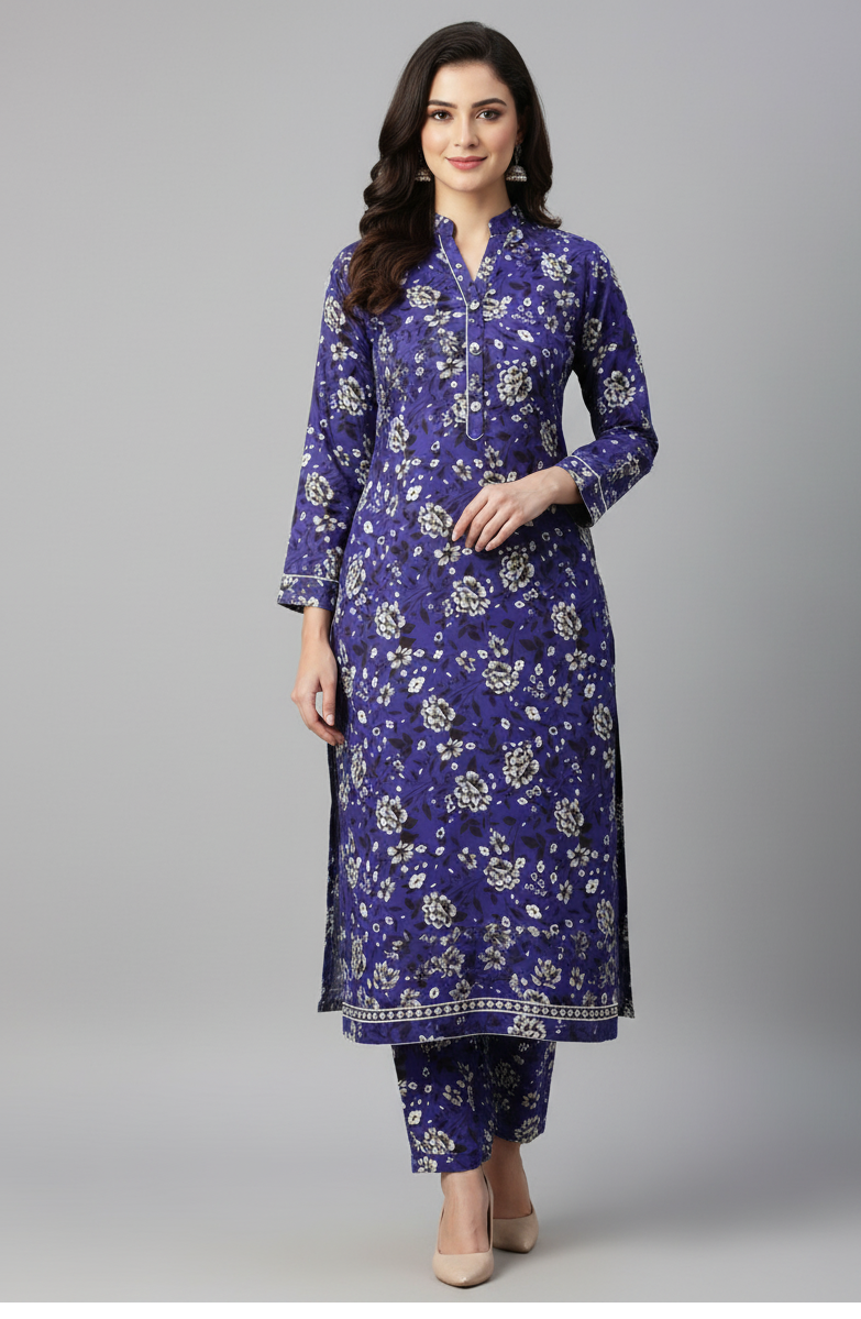 2 Piece Digital Print Khaddar Suit 10