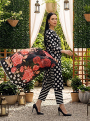 3 Pcs Lawn Unstitched Suit 510