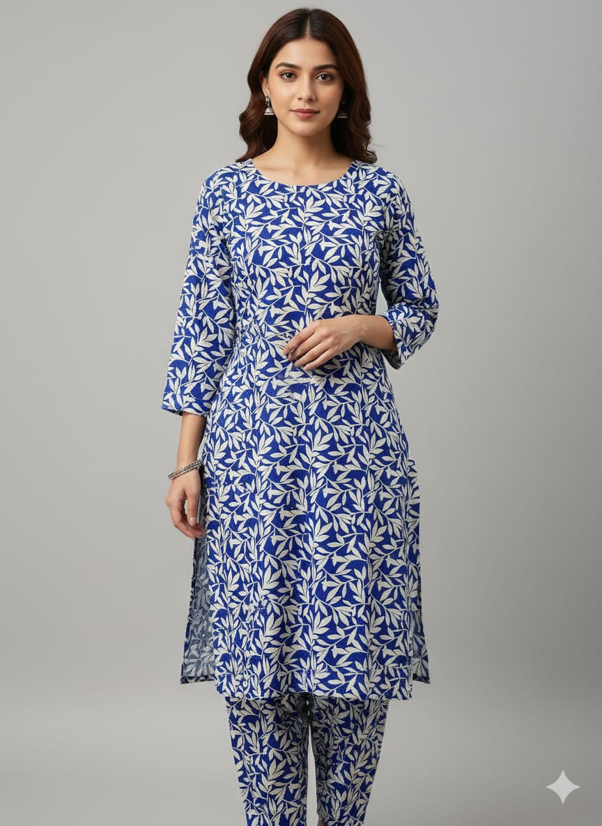 2 Pcs Ladies Suit  Des  111