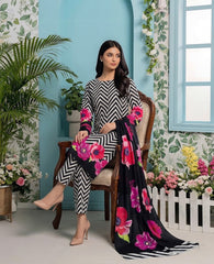 3 Pcs Lawn Unstitched Suit 511