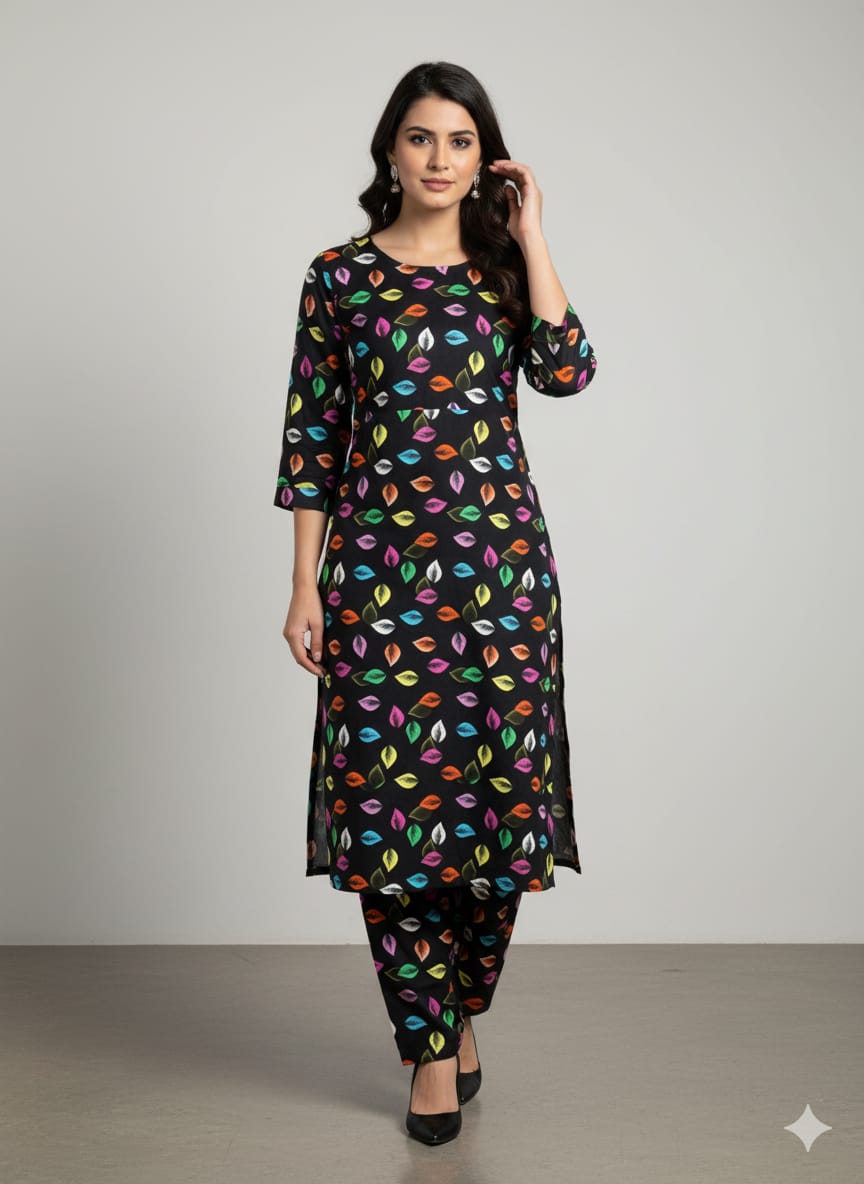 2 Pcs Ladies Suit  Des  113