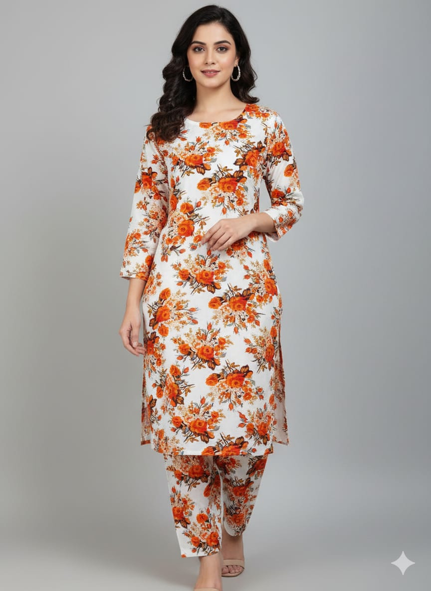 2 Pcs Ladies Suit  Des  115