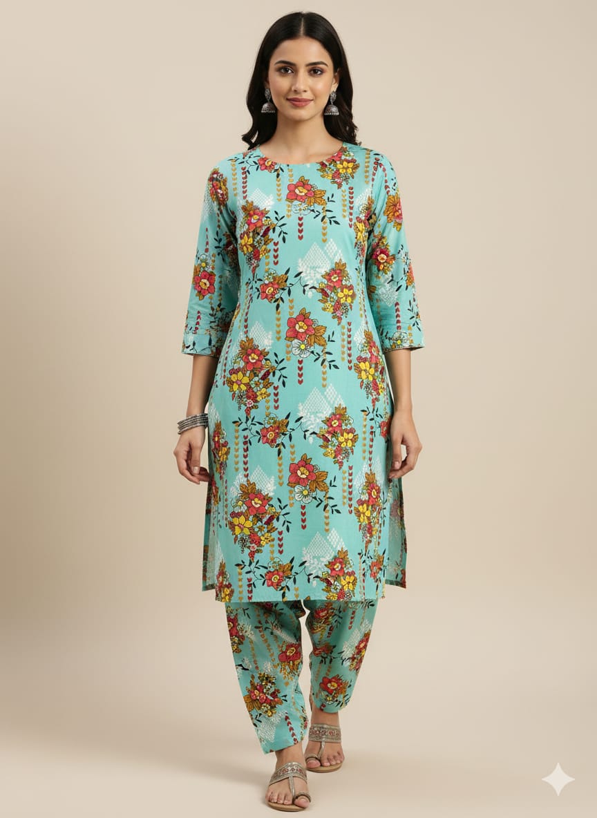 2 Pcs Ladies Suit  Des  116