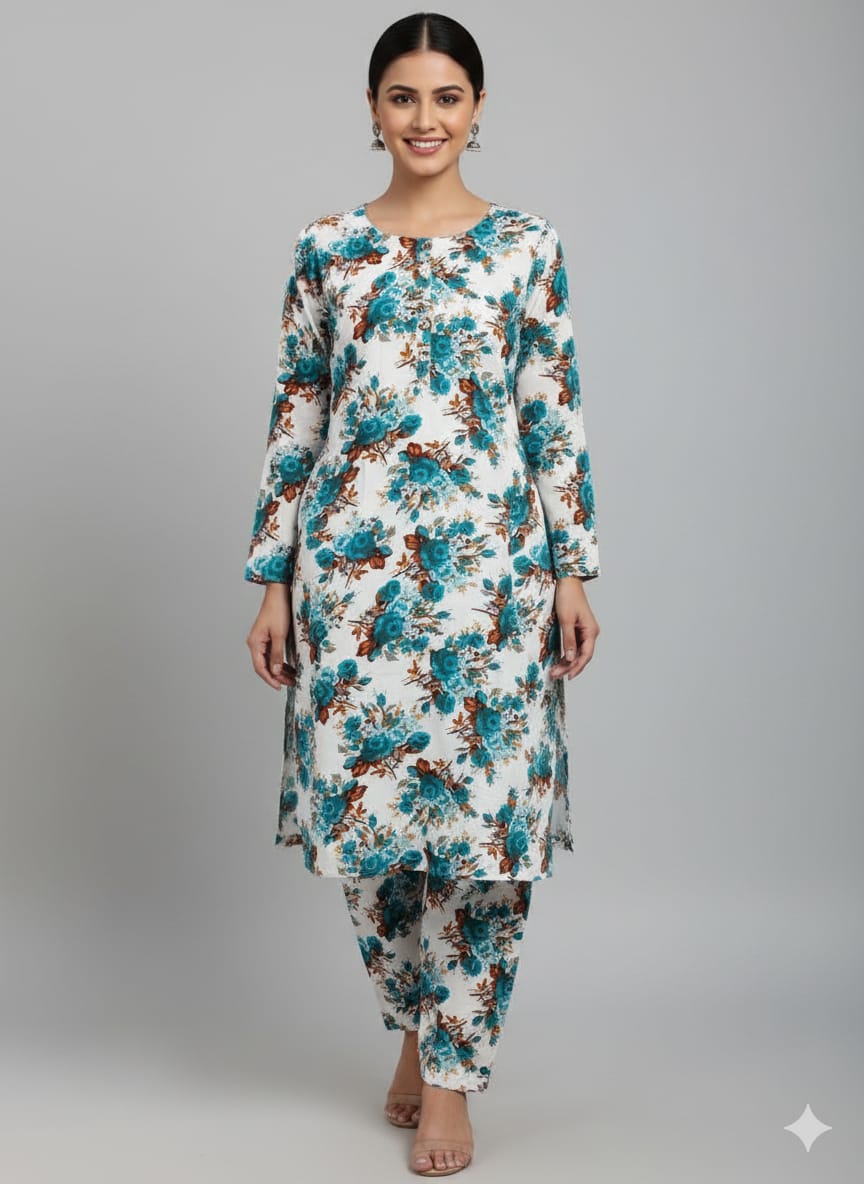 2 Pcs Ladies Suit  Des  117