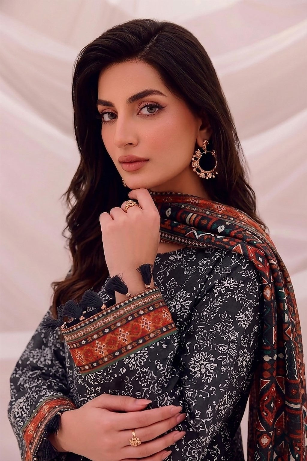 3 Pcs Lawn Unstitched Suit 517