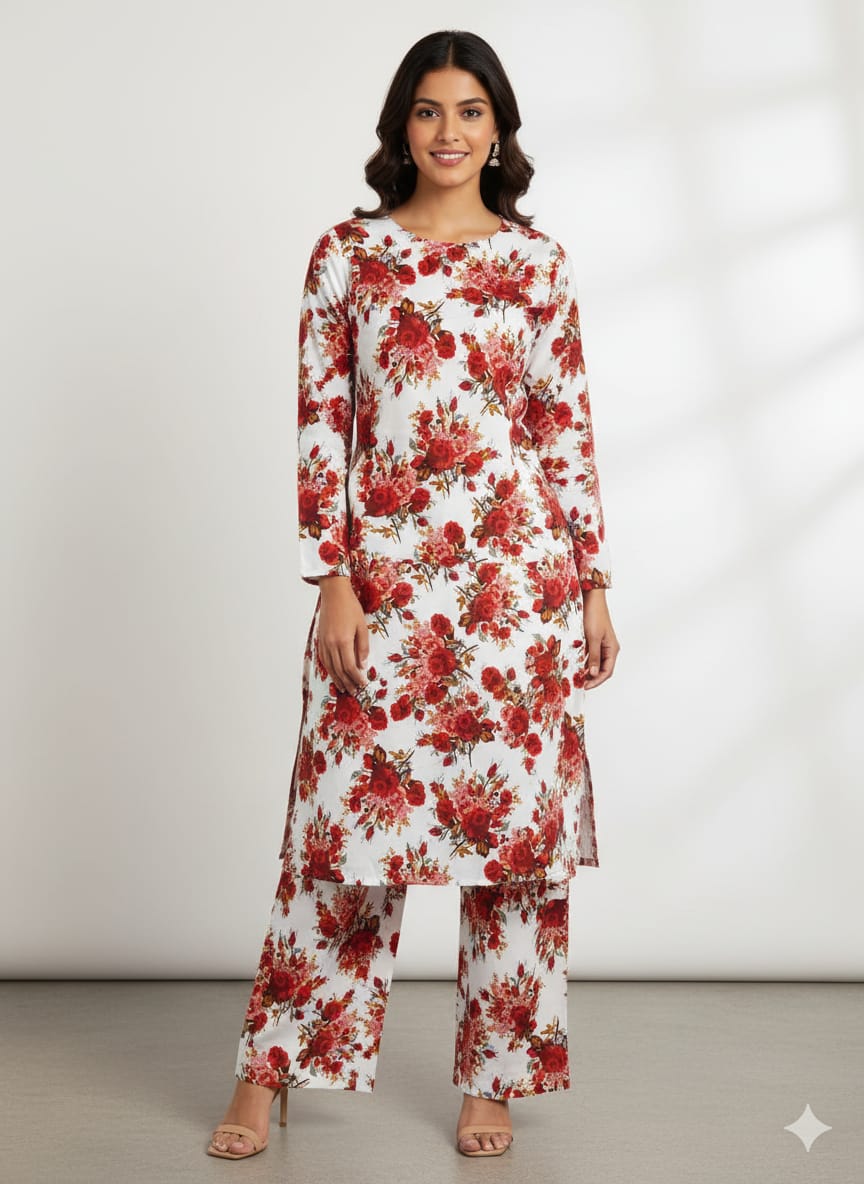 2 Pcs Ladies Suit  Des  118