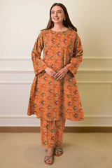 2 Pcs Unstitched Ladies Suit 2