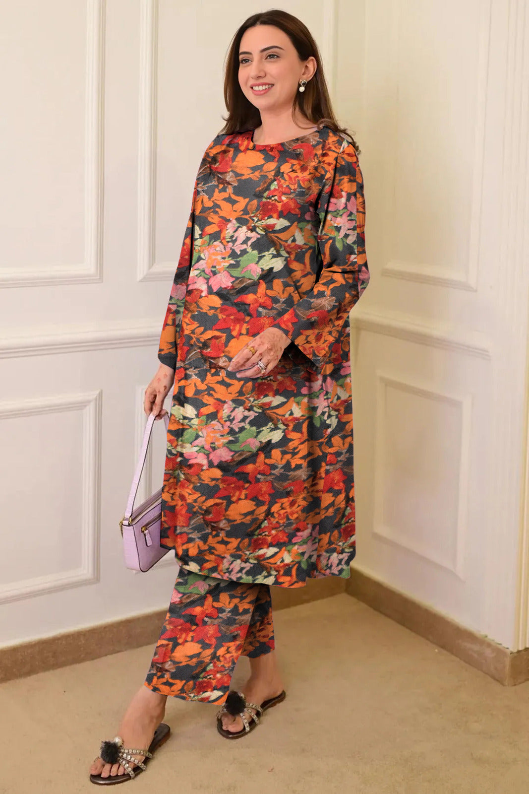 2 Pcs Unstitched Ladies Suit 21