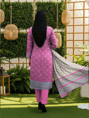 3 Pcs Lawn Unstitched Suit 525