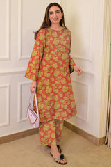 2 Pcs Unstitched Ladies Suit 33