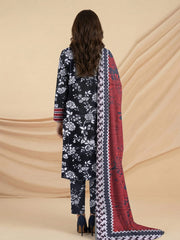 3 Pcs Lawn Unstitched Suit 534