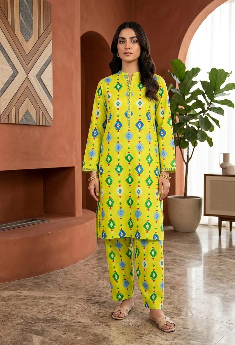 2 Pcs Ladies Suit  Des  134