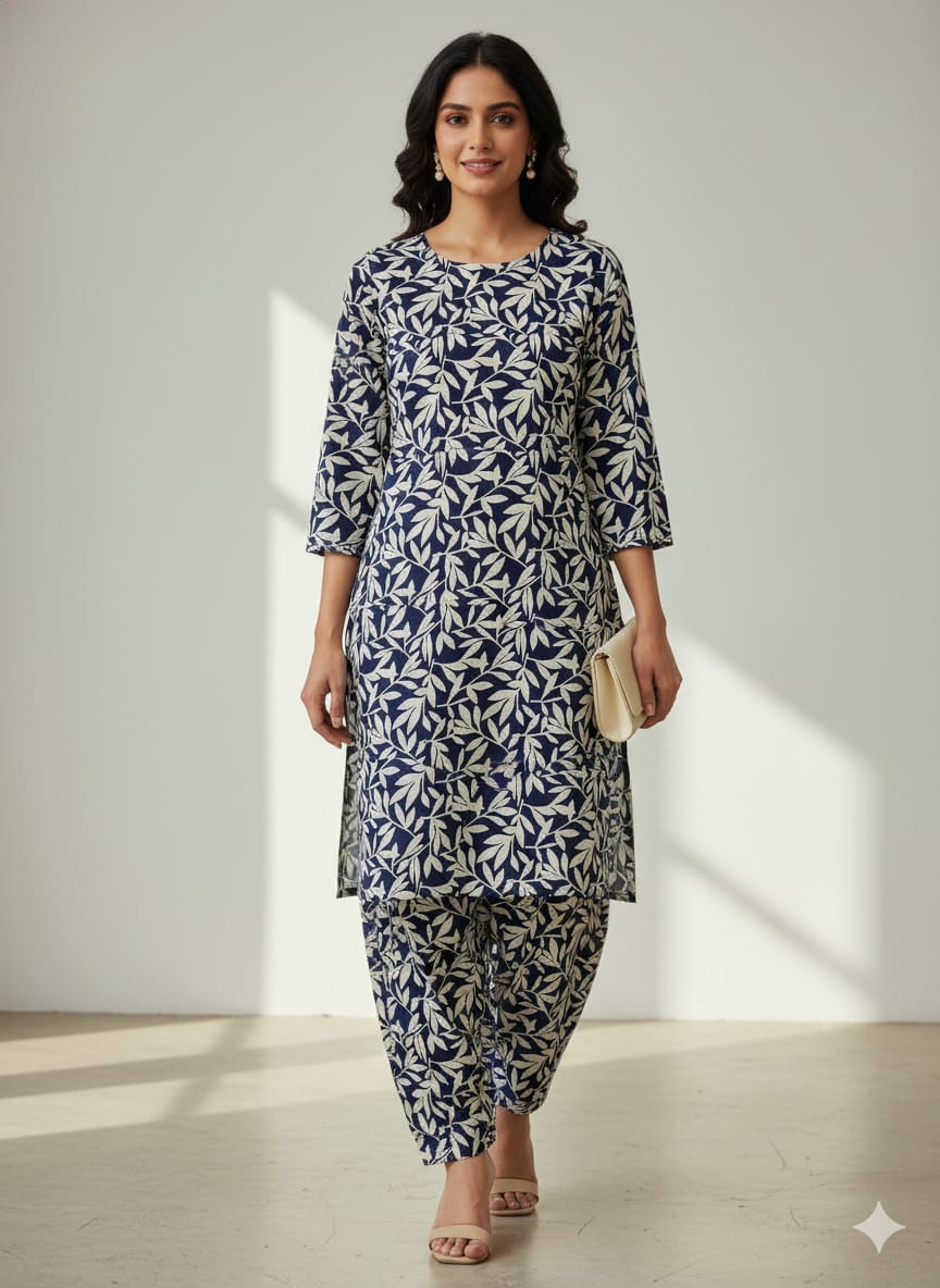 2 Pcs Ladies Suit  Des  138