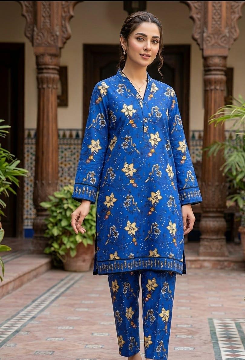 2 Pcs Ladies Suit  Des  139