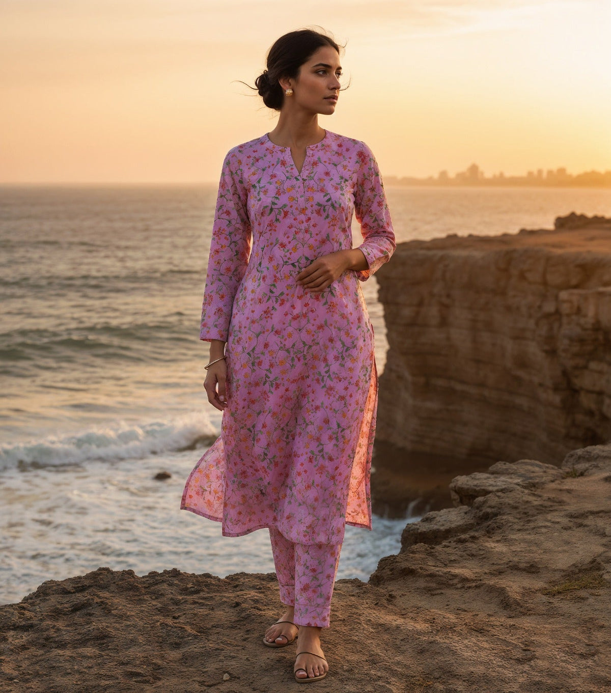 2 Pcs Ladies Suit  Des  145