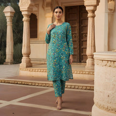 2 Pcs Ladies Suit  Des  146