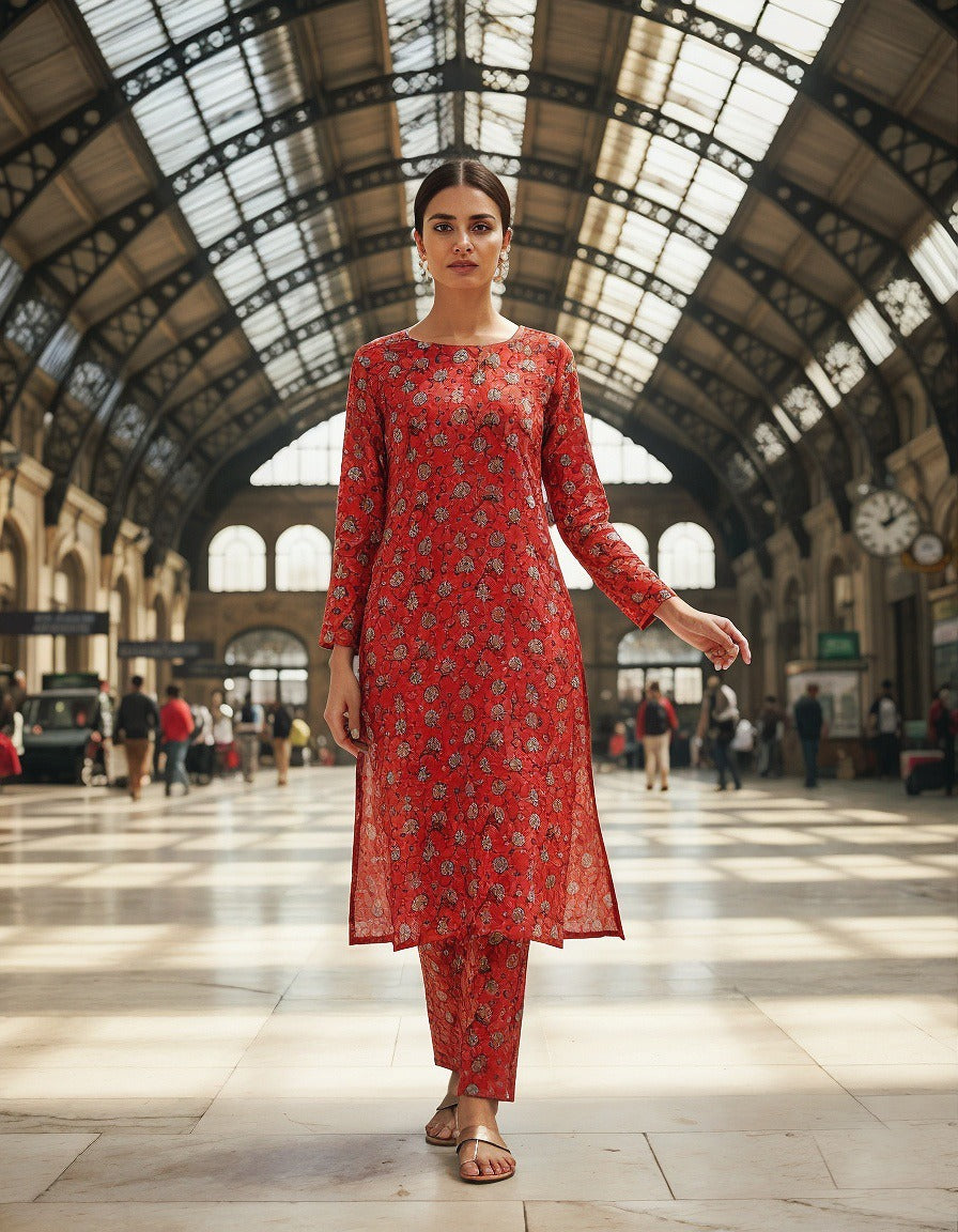 2 Pcs Ladies Suit  Des  147