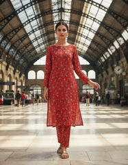 2 Pcs Ladies Suit  Des  147