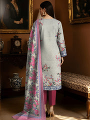 3 Pcs Lawn Unstitched Suit 549