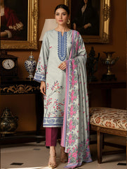 3 Pcs Lawn Unstitched Suit 549