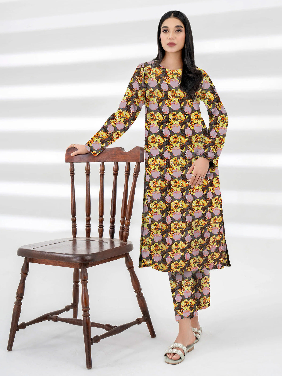 2 Pcs Unstitched Ladies Suit 5