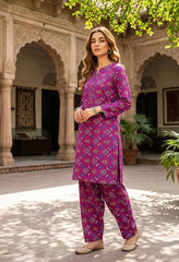 2 Pcs Ladies Suit  Des  155