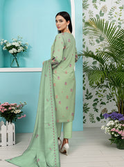 3 Pcs Lawn Unstitched Suit 556