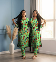 2 Pcs Ladies Suit  Des  161